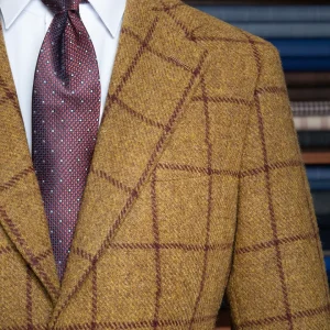 Giacca Giotto Caramel Brown a Quadri