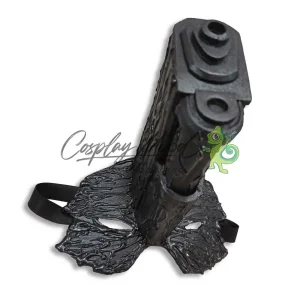 Accessorio Cosplay Aki Hayakawa Mask doppio proiettile Chainsaw Man