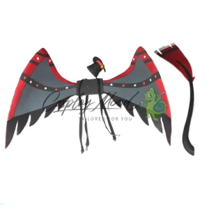 Accessorio Cosplay Set Ali, Coda e Cappello Husk Hazbin Hotel