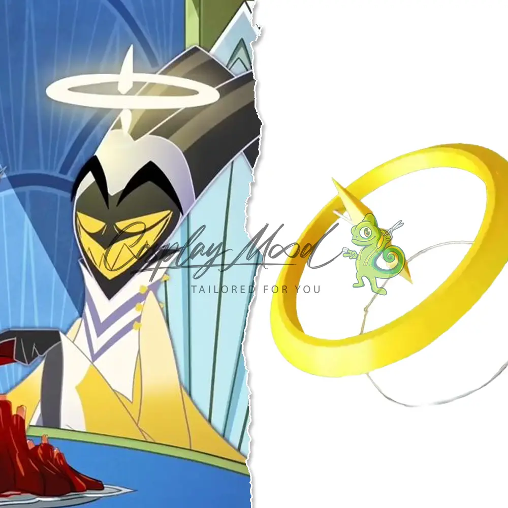 Accessorio Cosplay Aureola Adamo Hazbin Hotel - immagine 3