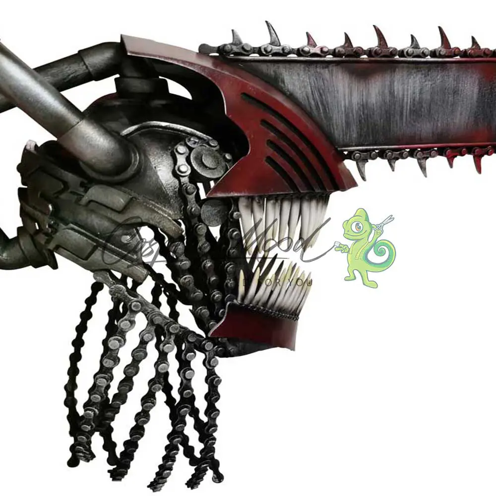 Accessorio Cosplay Casco Chainsaw Man Premium - immagine 3