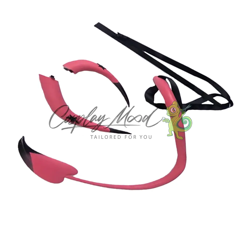 Accessorio Cosplay Corna e Coda Verosika Helluva Boss - immagine 4
