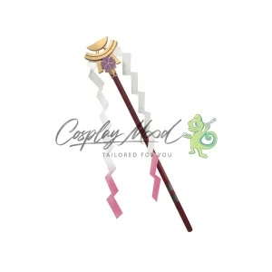 Accessorio Cosplay Gohei Wand Catalyst Genshin Impact