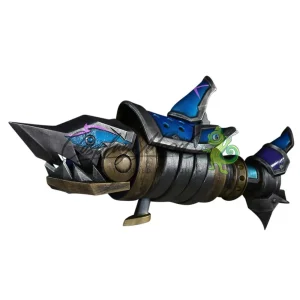Accessorio Cosplay Jinx Shark Launcher Versione A League of Legends Arcane