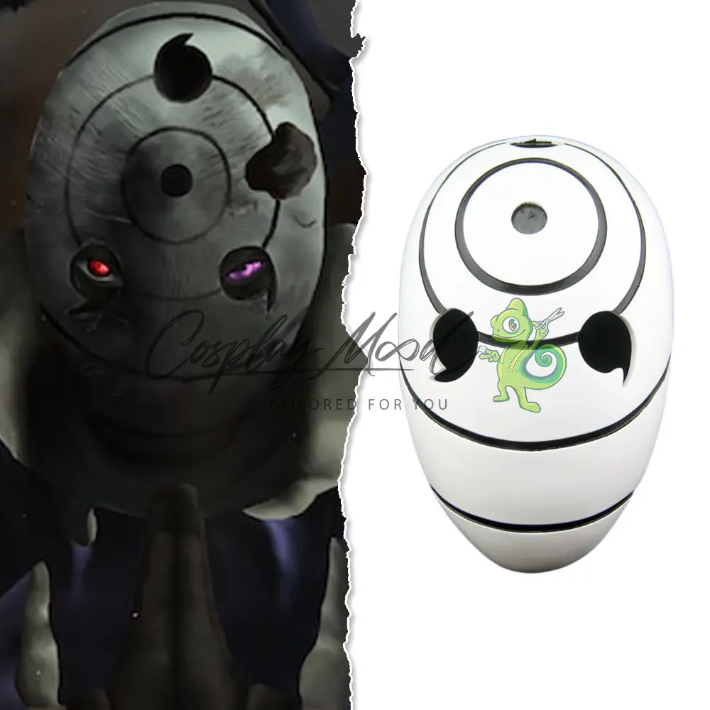 Accessorio Cosplay Maschera Obito Uchiha Naruto - immagine 3