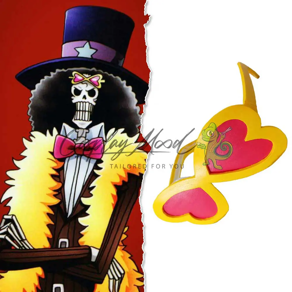 Accessorio Cosplay Occhiali Brook One Piece - immagine 3