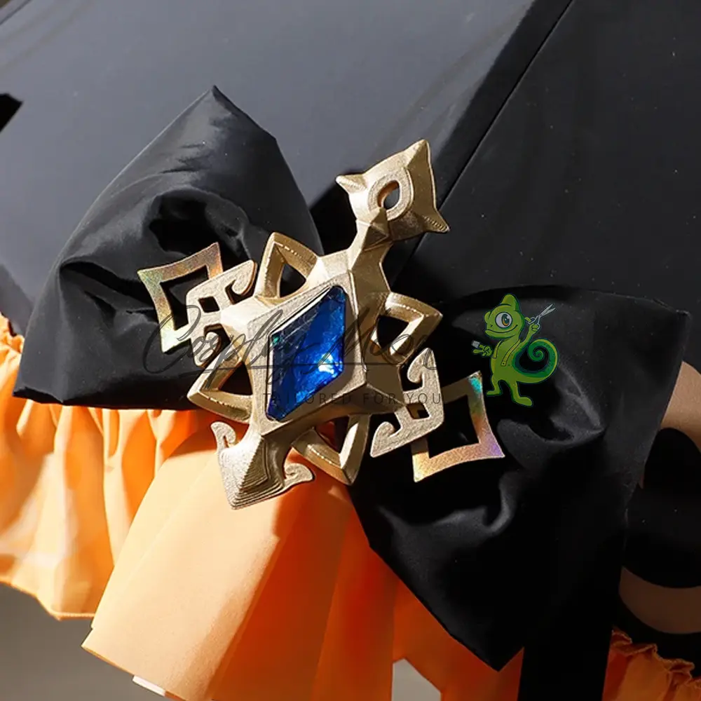 Accessorio Cosplay Ombrello Navia Genshin Impact - immagine 9