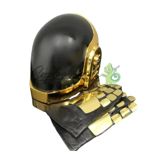 Accessorio Cosplay Casco Dorato Daft Punk