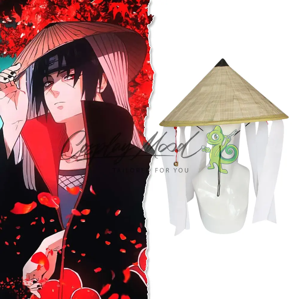 Accessorio Cosplay Cappello Akatsuki Naruto Shippuden - immagine 3