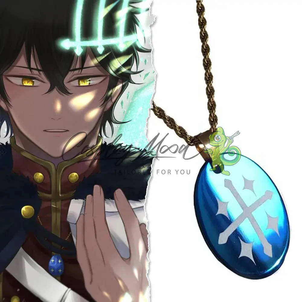 Accessorio Cosplay Ciondolo Yuno Black Clover - immagine 3