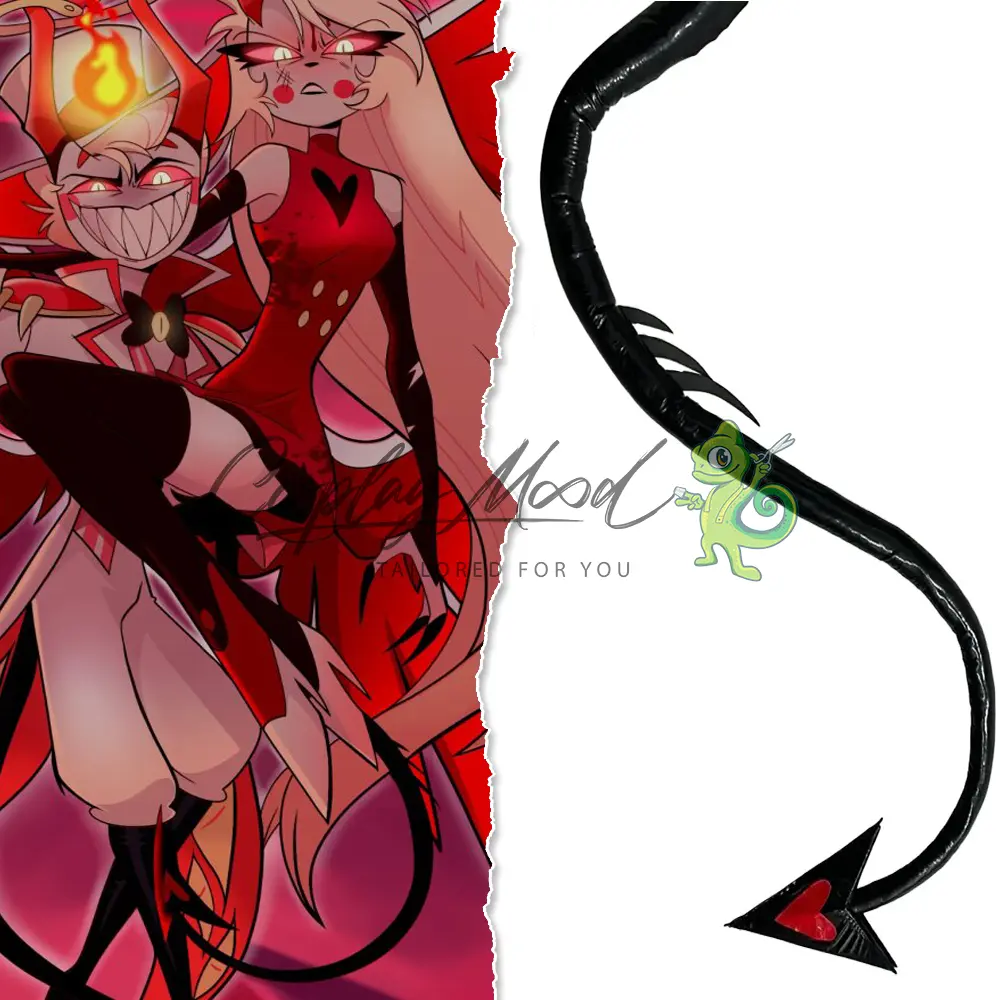 Accessorio Cosplay Coda Charlie Morningstar Hazbin Hotel - immagine 3