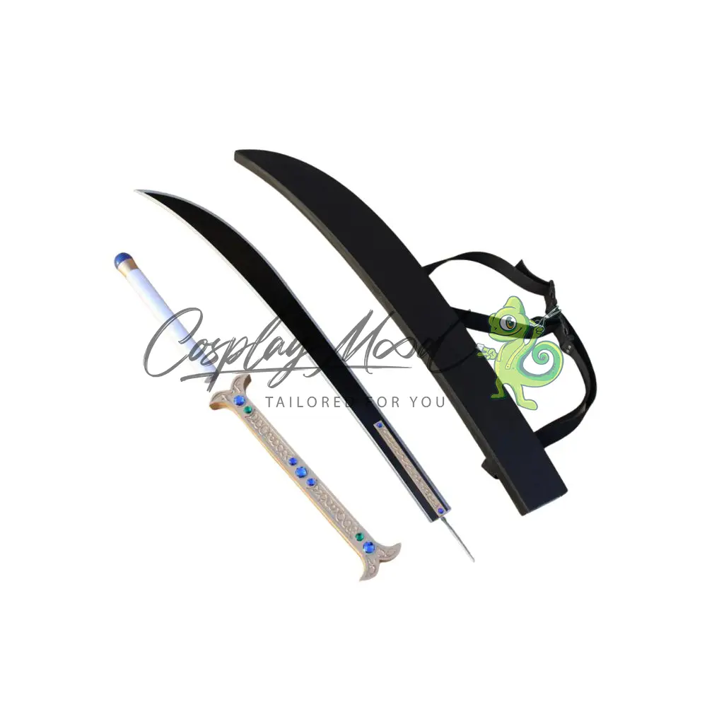 Accessorio Cosplay Spada Yoru Drakul Mihawk One Piece - immagine 5