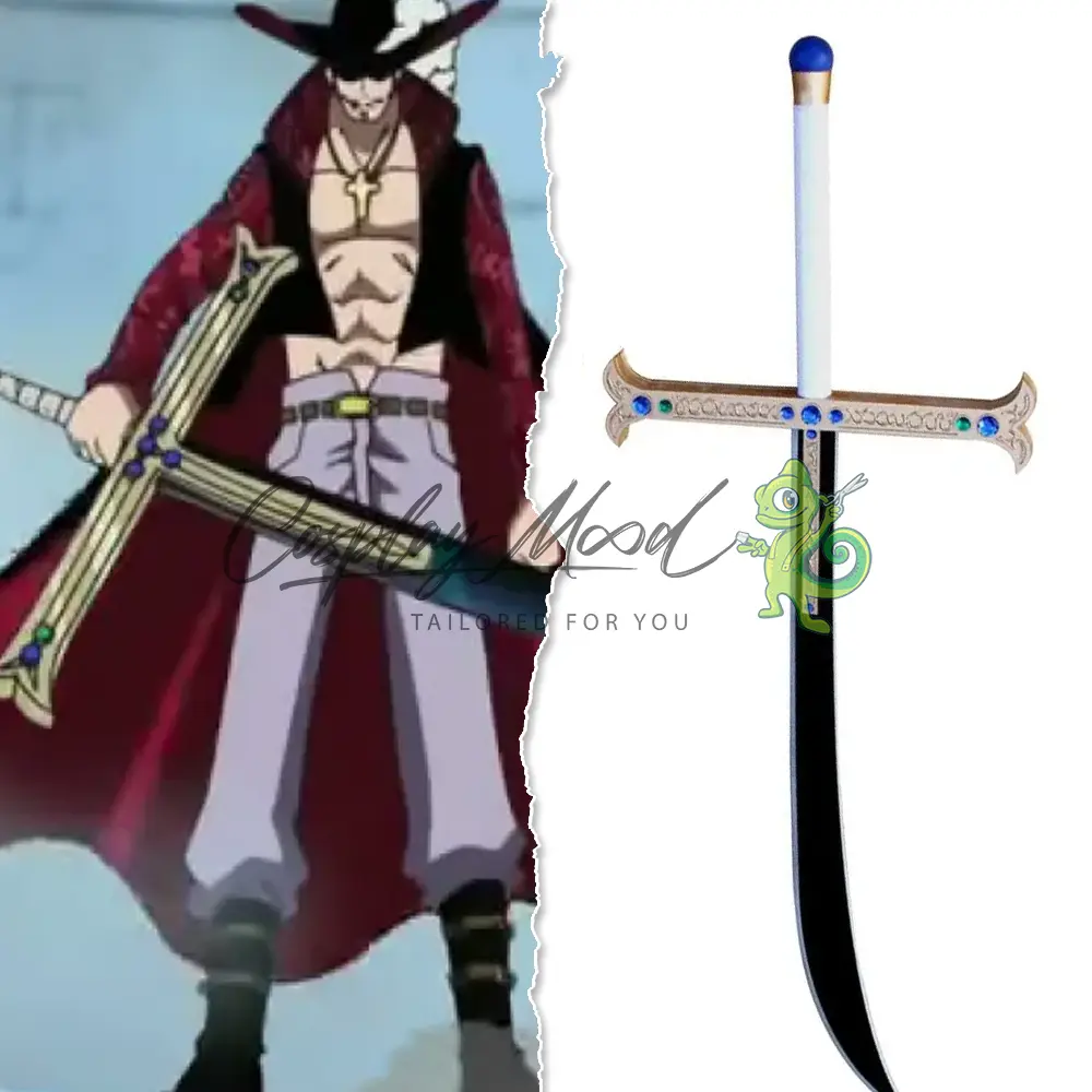 Accessorio Cosplay Spada Yoru Drakul Mihawk One Piece - immagine 3