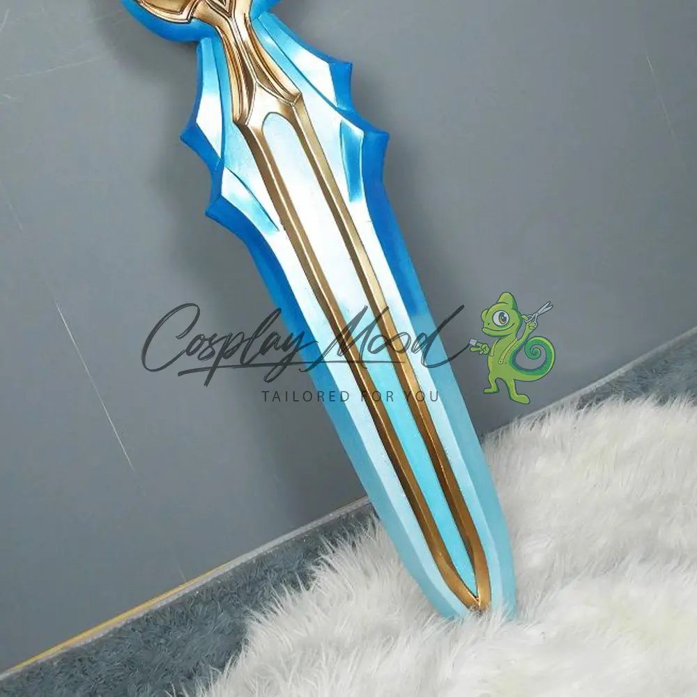 Accessorio Cosplay Spada Riven Dawnbringer Skin League of Legends - immagine 7