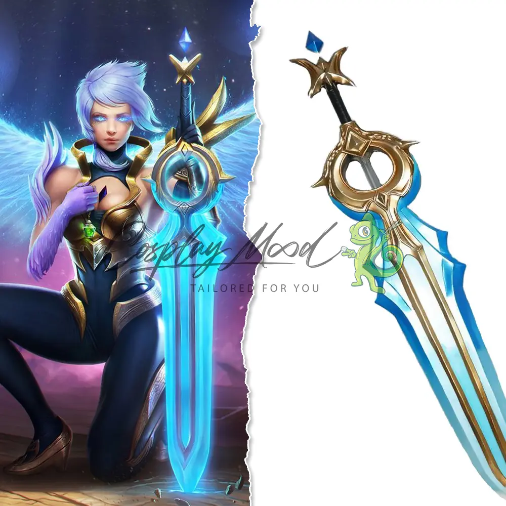 Accessorio Cosplay Spada Riven Dawnbringer Skin League of Legends - immagine 3