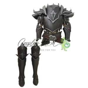 Armatura Cosplay Pyke Ashen Knight Skin League of Legends