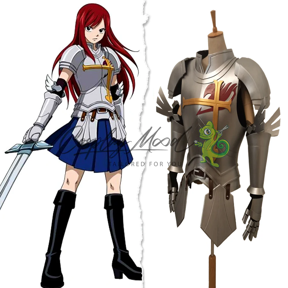 Armatura Cosplay Heart Kreuz Armor Erza Scarlett Fairy Tail - immagine 3