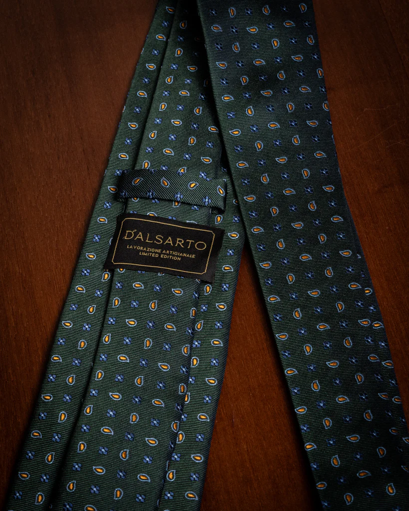 Cravatta con Paisley e Fiori - immagine 7
