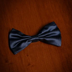 Papillon Annodato Blu Notte