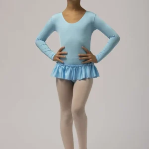 Body Bambina con gonnellino e manica lunga mod. 166