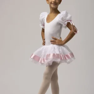 Body bambina con gonnellino mod. 443