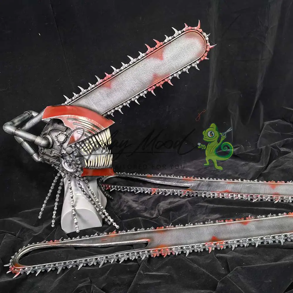 Accessorio Cosplay Casco Chainsaw Man Premium - immagine 5