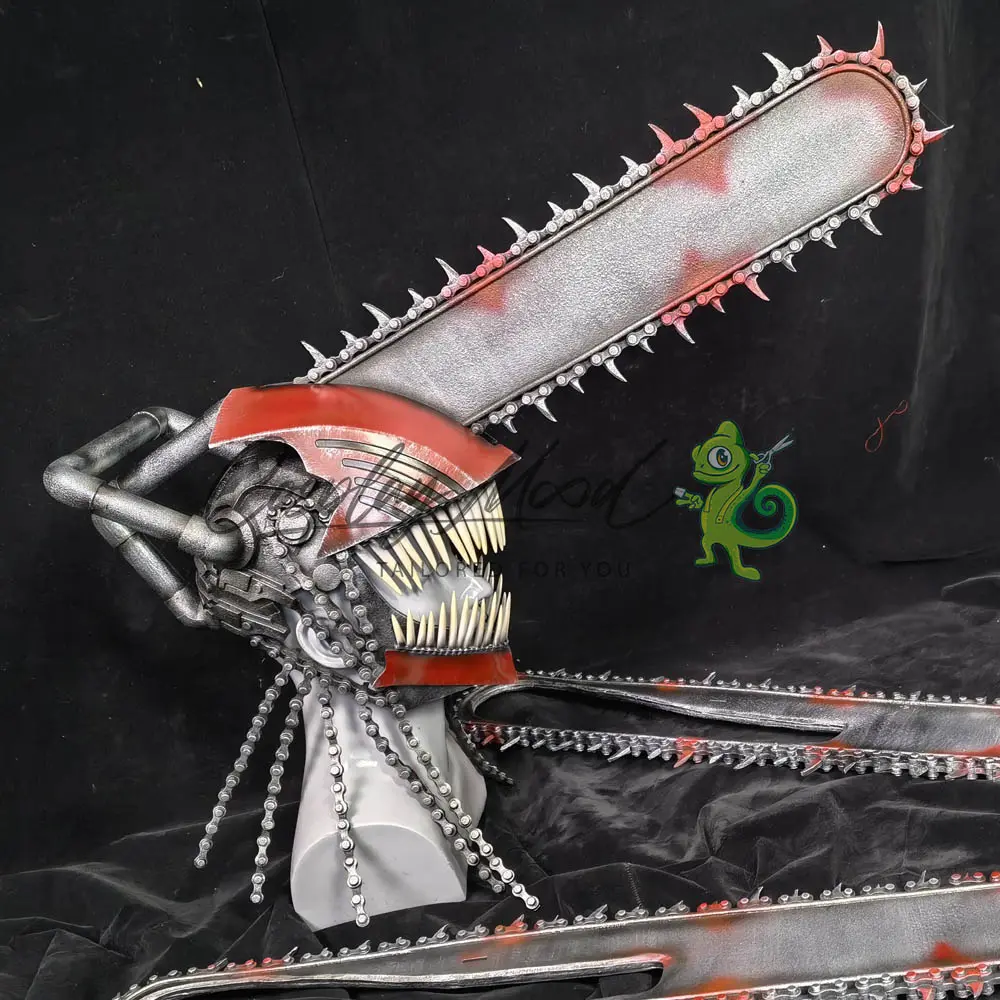 Accessorio Cosplay Casco Chainsaw Man Premium - immagine 4