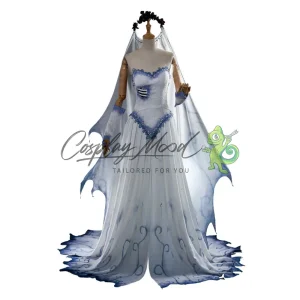 Costume Cosplay Emily La Sposa Cadavere Tim Burton