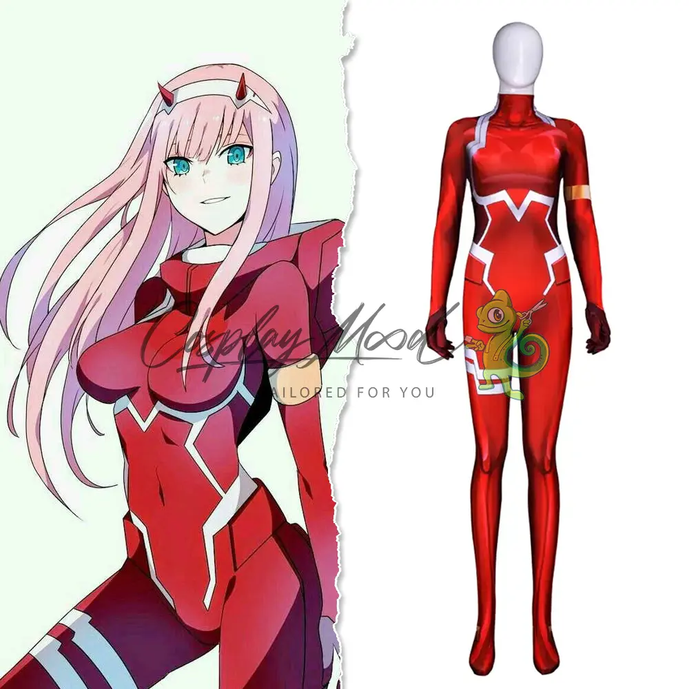 Costume Cosplay Divisa da Pilota 002 Darling in the Franxx - immagine 3