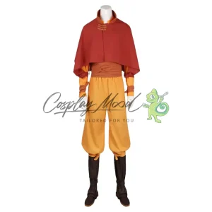 Costume Cosplay Aang Avatar L'ultimo dominatore dell'aria Netflix