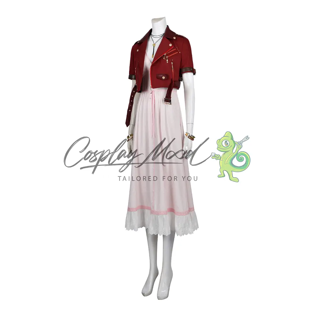 Costume Cosplay Aerith Gainsborough Final Fantasy VII Remake - immagine 4
