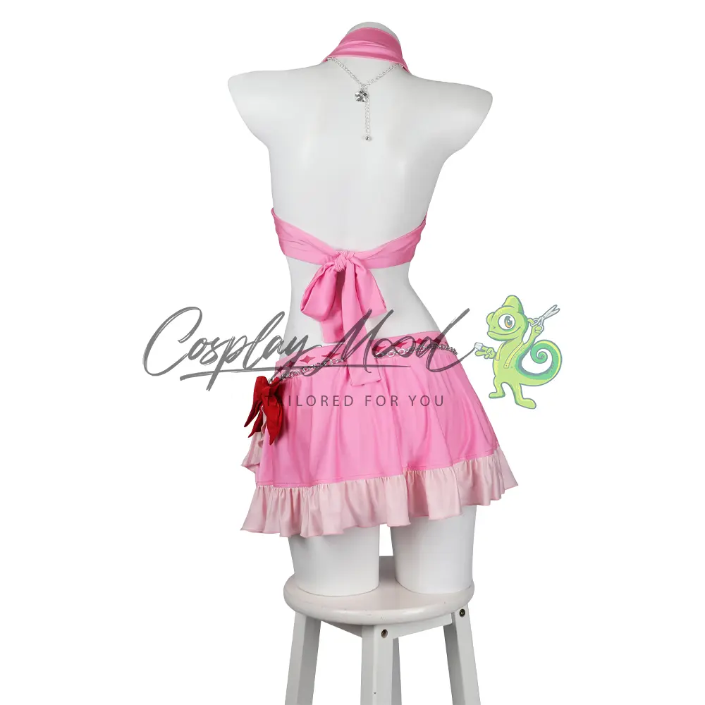 Costume Cosplay Aerith Gainsborough Costume da bagno Final Fantasy VII Remake - immagine 6