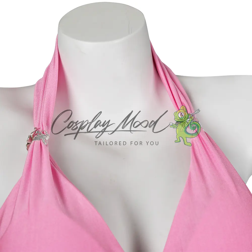 Costume Cosplay Aerith Gainsborough Costume da bagno Final Fantasy VII Remake - immagine 8