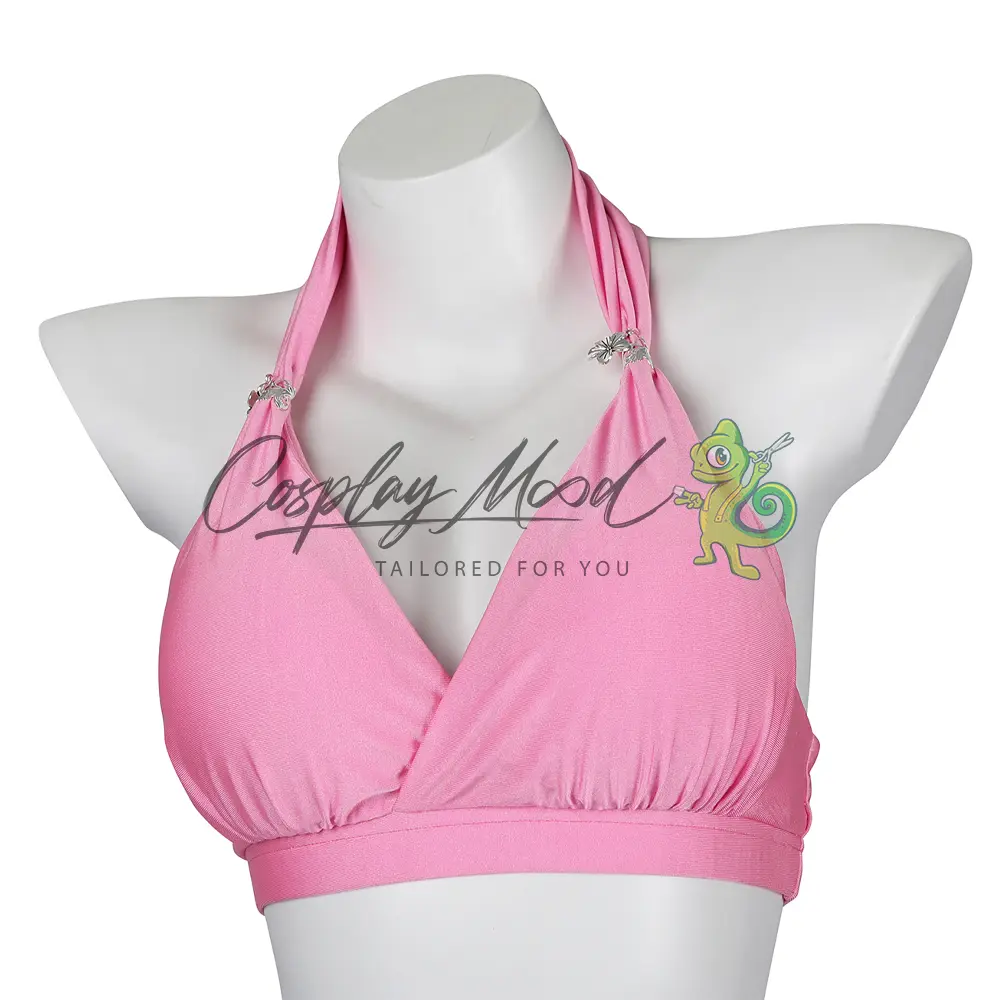 Costume Cosplay Aerith Gainsborough Costume da bagno Final Fantasy VII Remake - immagine 7