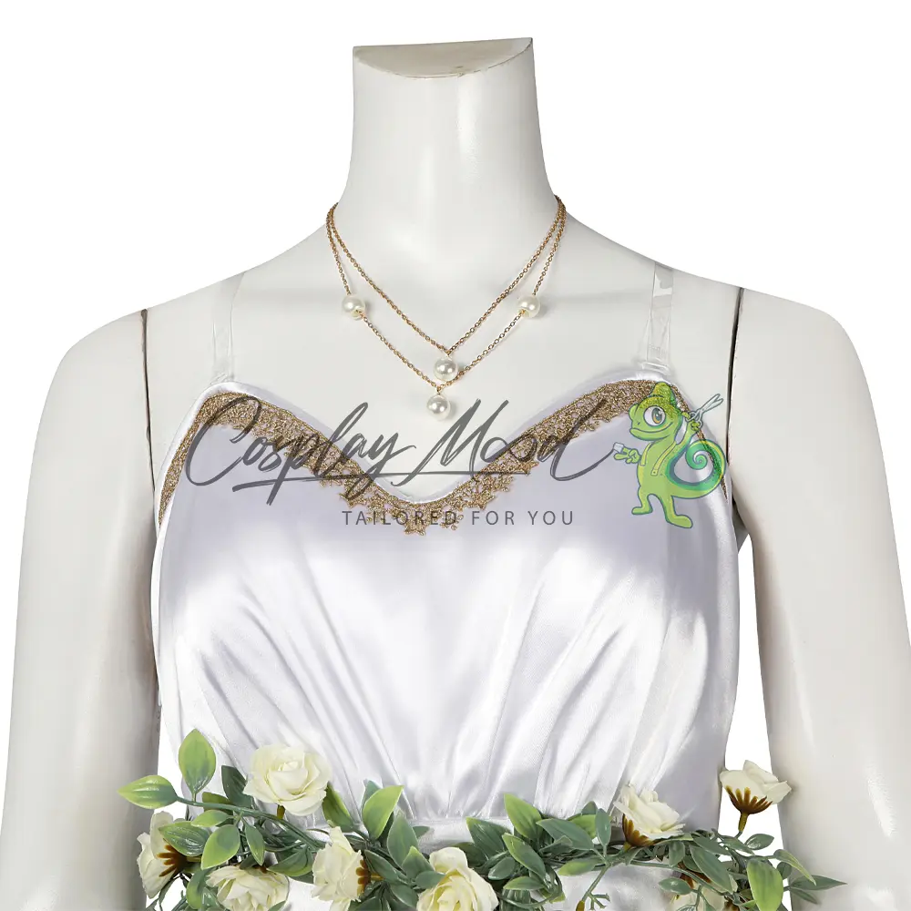 Costume Cosplay Aerith Gold Saucer Outfit Final Fantasy VII Remake - immagine 9