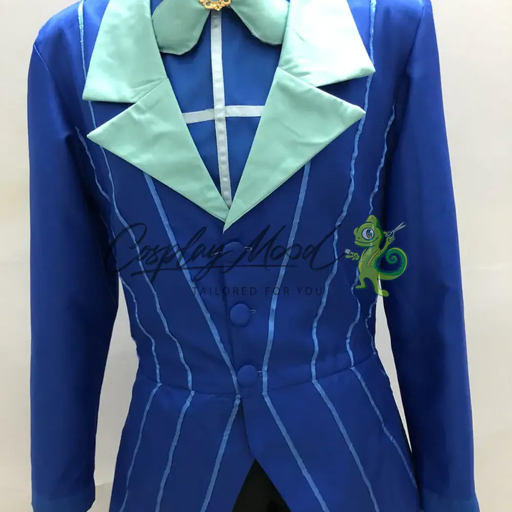 Costume Cosplay Alastor Versione Blu 2P Hazbin Hotel - immagine 6