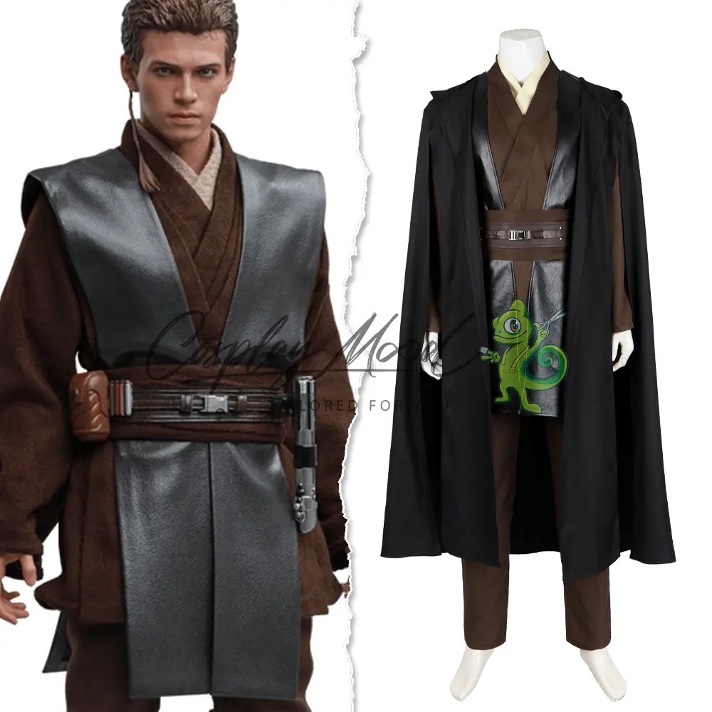 Costume Cosplay Anakin Skywalker Star Wars Attacco dei cloni - immagine 3