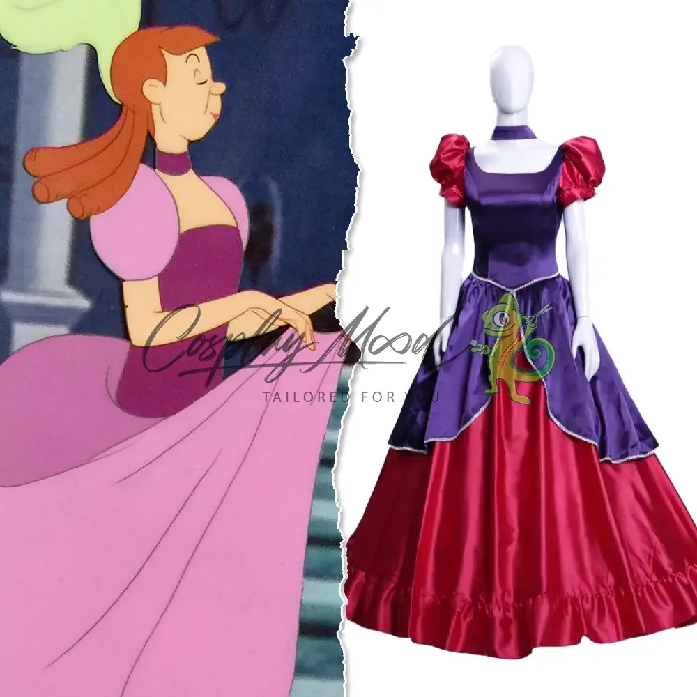 Costume Cosplay Anastasia Cenerentola Disney - immagine 3