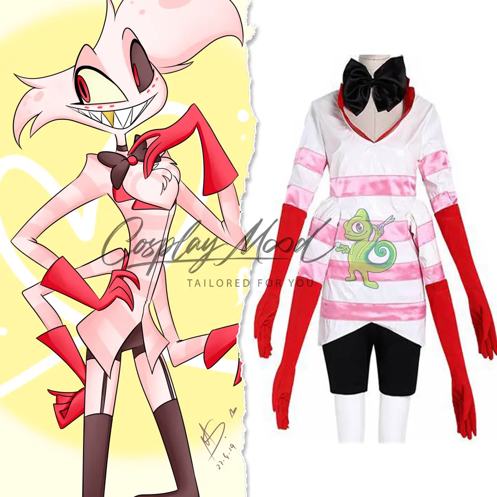 Costume Cosplay Angel Dust Versione 4 braccia Hazbin Hotel - immagine 3