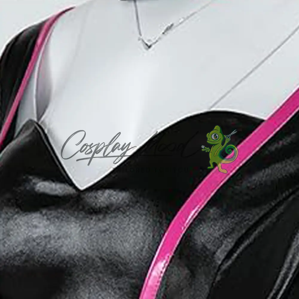 Costume Cosplay Angel Dust Body Nero Hazbin Hotel - immagine 6