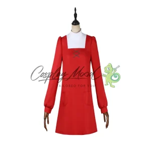 Costume Cosplay Anya Forger Vestito Rosso SpyxFamily