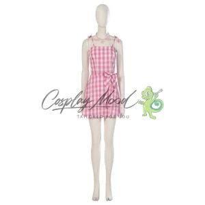 Costume Cosplay Barbie Vestito Rosa Mare Barbie il film