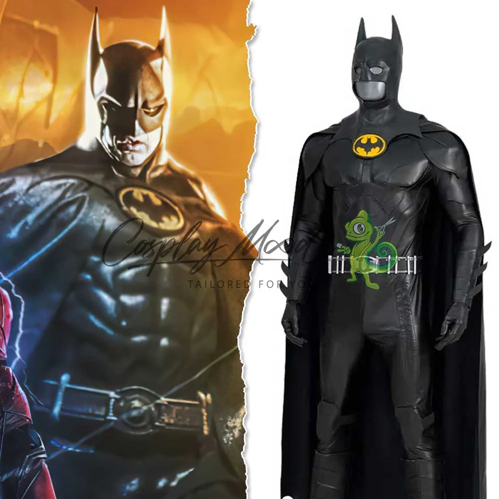 Costume Cosplay Batman Michael Keaton The Flash DC Comics - immagine 3