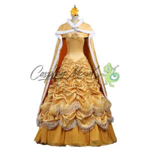 Costume Cosplay Belle Abito Ballo La Bella e la Bestia Disney
