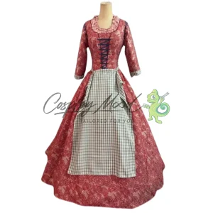 Costume Cosplay Biancaneve Abito rosso Live action 2025 Disney