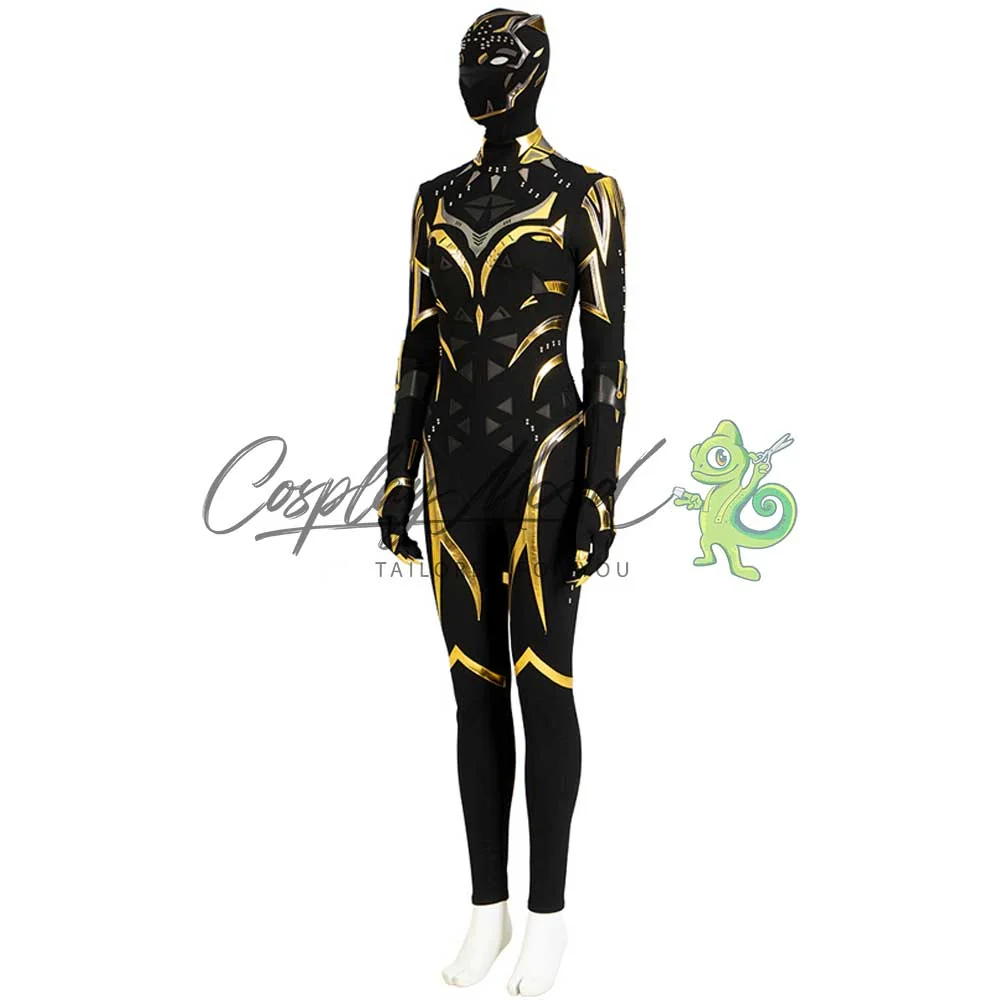 Costume Cosplay Black Panther Wakanda Forever Marvel - immagine 4