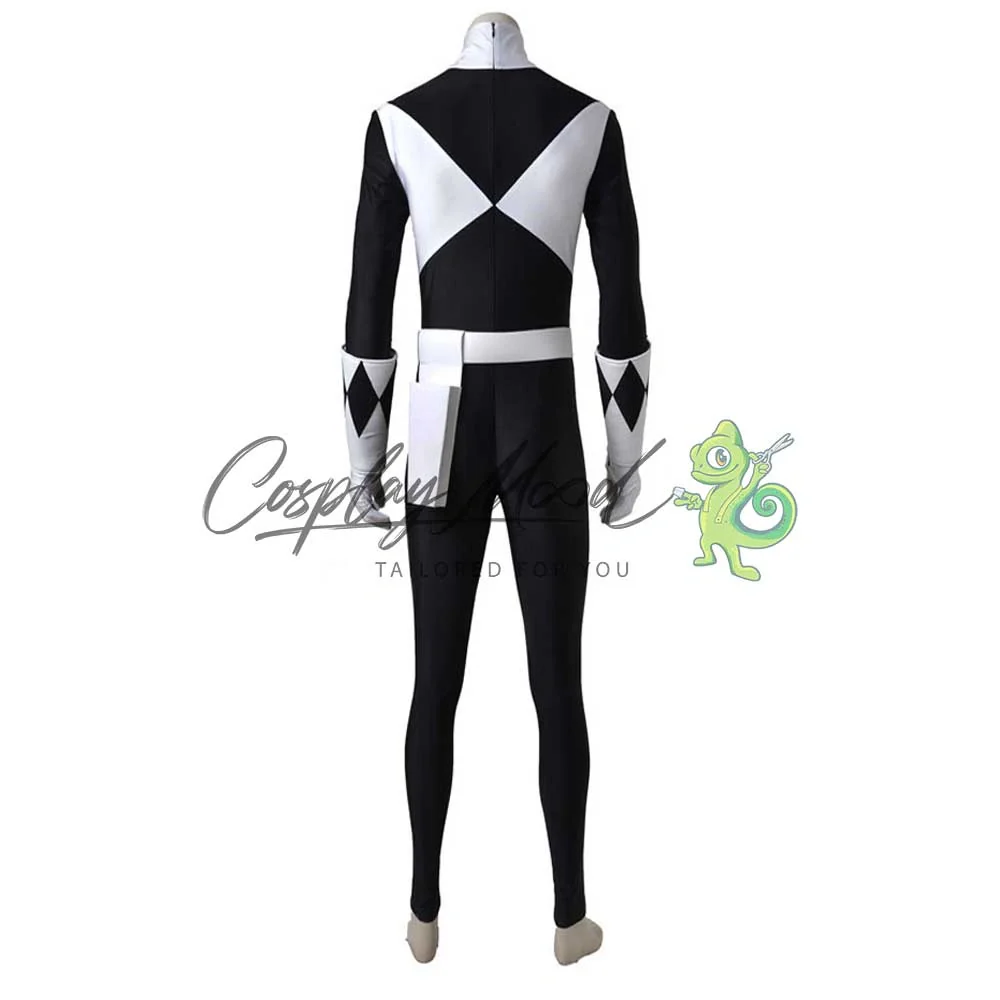 Costume Cosplay Black Ranger Mighty Morphin Power Rangers - immagine 6