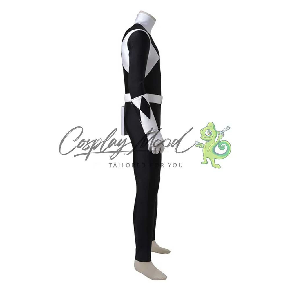 Costume Cosplay Black Ranger Mighty Morphin Power Rangers - immagine 5