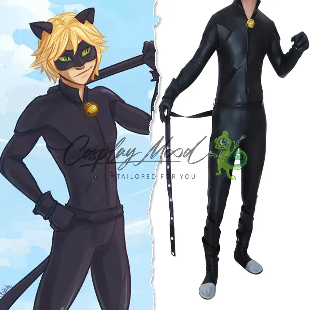 Costume Cosplay Chat Noir Miraculous Lady Bug - immagine 3