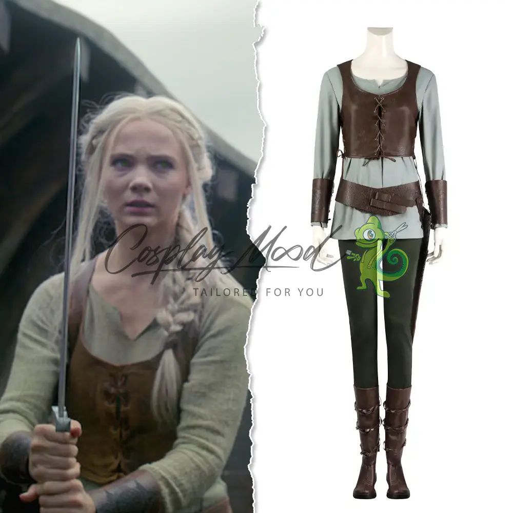 Costume Cosplay Cirilla The Witcher Netflix - immagine 3